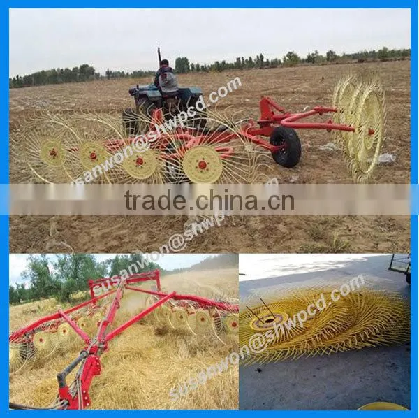 High Performance Finger Rotary Hay Rake/3 Point Hitch Hay Rake Machine on Tractor photo-5