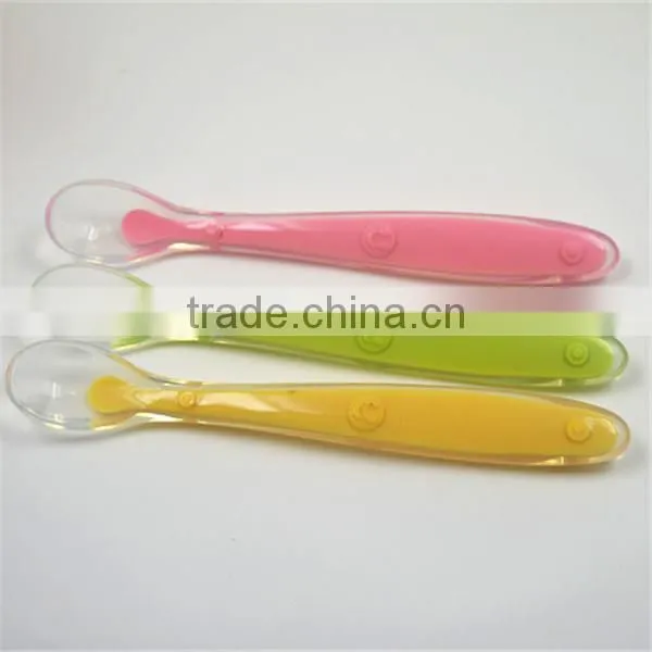Shenzhen Wholesale Baby Silicone Spoon With Lovely Cartoon photo-2