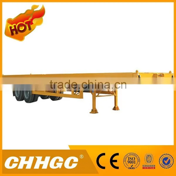 Rational Price 40' Three-axle Flatbed Sidewall Semi Trailer With Low Price