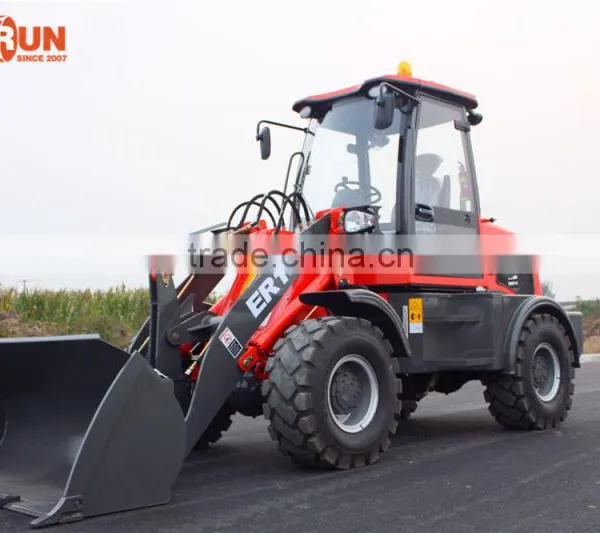 Qingdao Everun New Agricultural Machines ER16 Graaple Forks Loader With Electric Joystick photo-6
