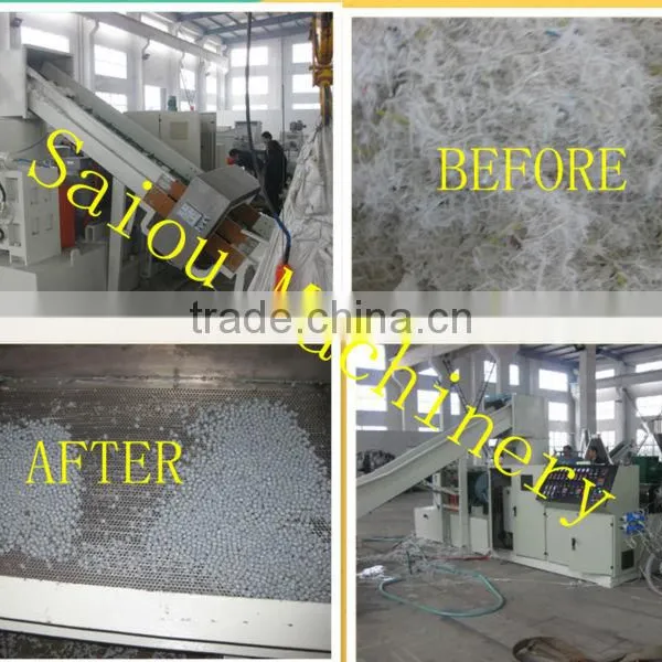 PP PE Bag Film Recycling Plastic Pellet Making Machine photo-6