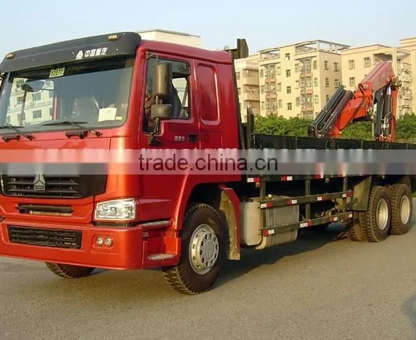 NEW Sinotruk HOWO Mounted Crane Loading 30TCargo Truck With Crane photo-4