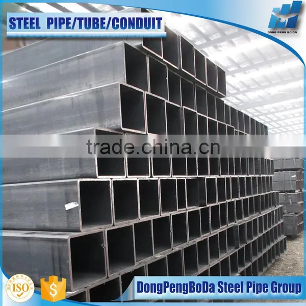 Black Hollow Section Square Pipe 300mm photo-2