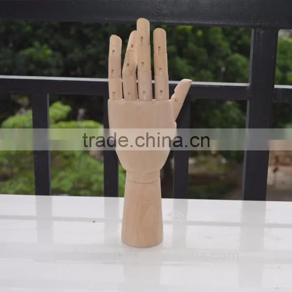 Jewelry Display Wooden Mannequin Hand Ffor Art Project photo-2