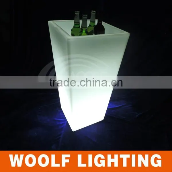 Charming Garden Square Waterproof LED Lighting Glow Flower Pot photo-2