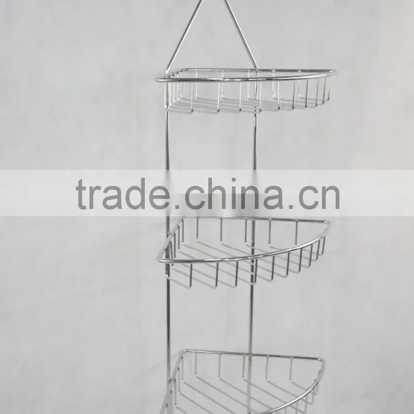 Bathroom Shower Caddy for Shampoo, Soap, 3 Tires Caddy Corner photo-2