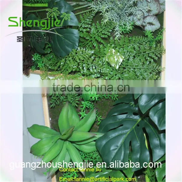 SJLJ013338 Artificial Plant Wall / Fake Plastic Green Wall for Wall Decoration photo-4