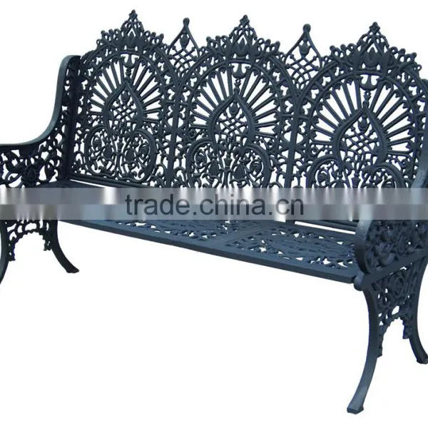 Trade Assurance Outdoor Bench Chair Cast Iron Park Bench Supplier photo-3