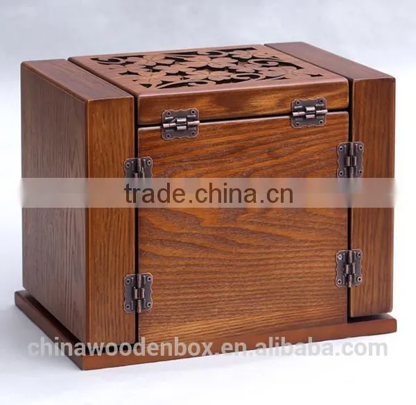 2016 Folding Wooden Jewelry Box With Mirror photo-2