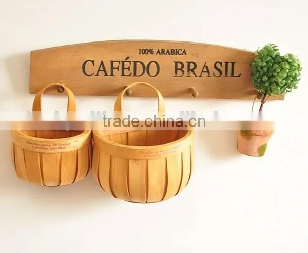 Wholesale Wooden Small Hanging Fruit Baskets photo-5