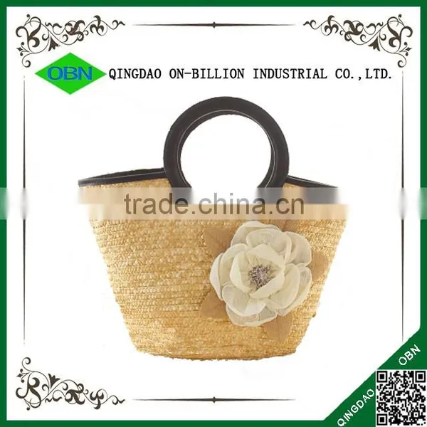 Cheap Handmade Woven Custom Straw Bag for Sale photo-6