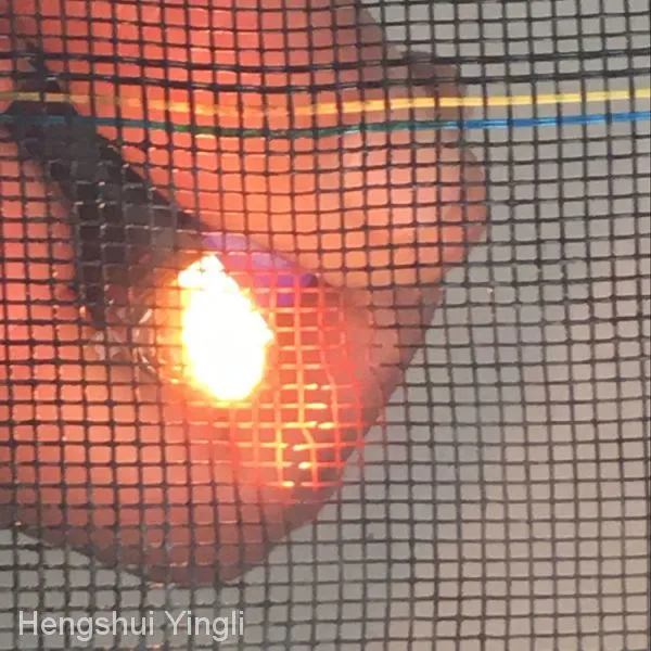 Tension Anti-insect Green Fireproof Fiberglass Mesh Net Window Screen photo-3