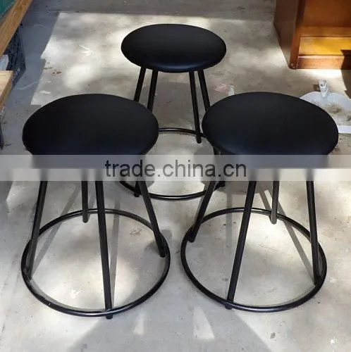 Factory Price Black Color Round Shape Chairs Metal Frames for Office Chairs/bar Metal Chairs photo-4
