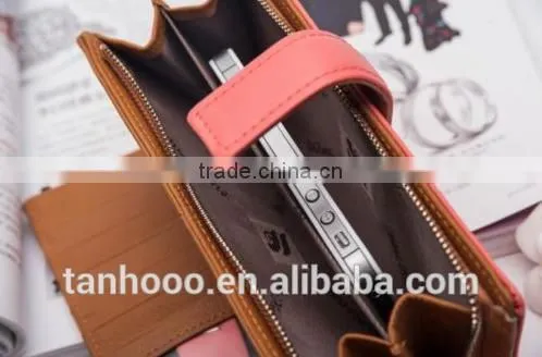 Women's Genuine Leather Wallet Trifold Card Money Long Purse Hot photo-5