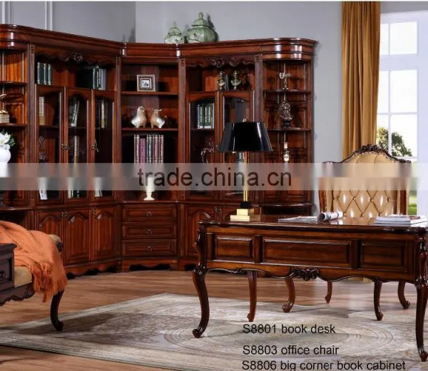 C6606 1.6M 6 Seater American Style Heavy-duty Long Dining Table and Chairs photo-5