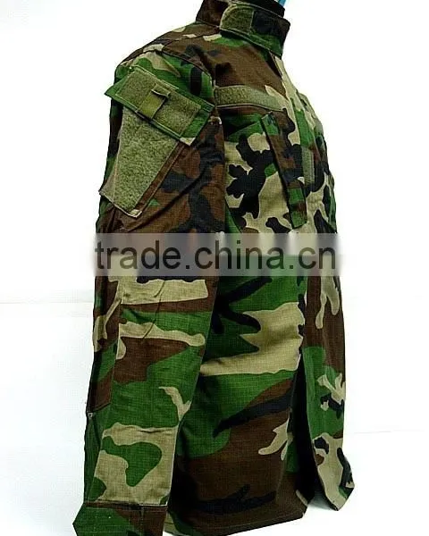 US Airsoft Camo Woodland BDU Uniform Set Shirt Pants photo-3