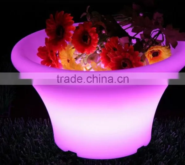 LED Flower Pot Wine Storage Plastic Home Furniture photo-2