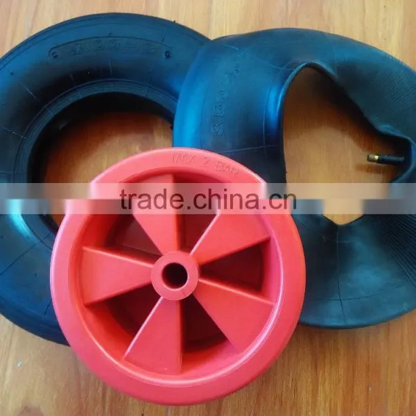 Garden Wheelbarrow Wheel 3.50-6 With Plastic Rim photo-3