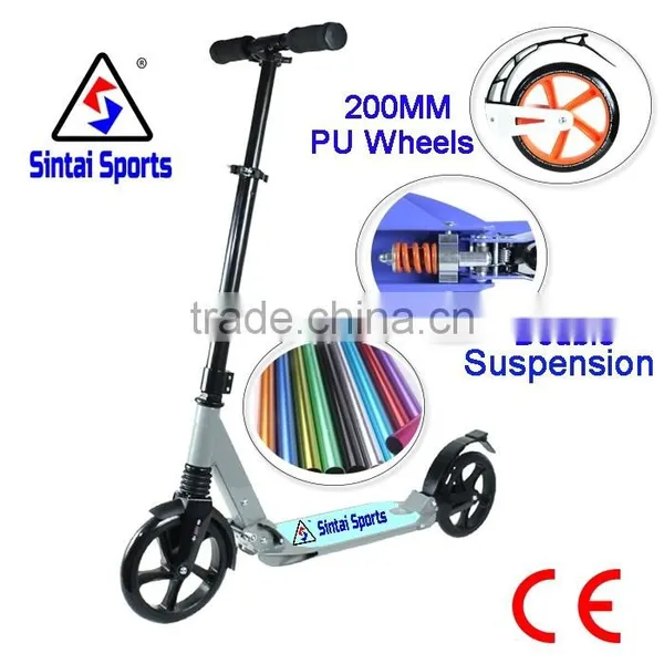 Full Aluminum 200mm Big Wheel Adults Electro Scooter photo-4