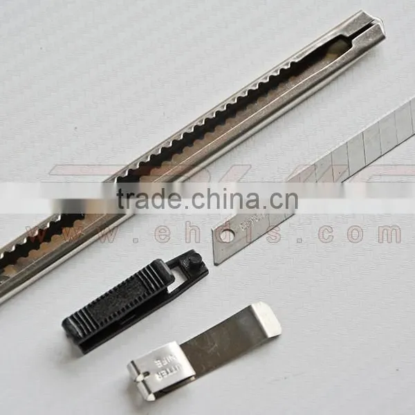Retractable Folding Utility Knife Box Cutter With 9mm Sharp Blade /Thin Blade Knife photo-3