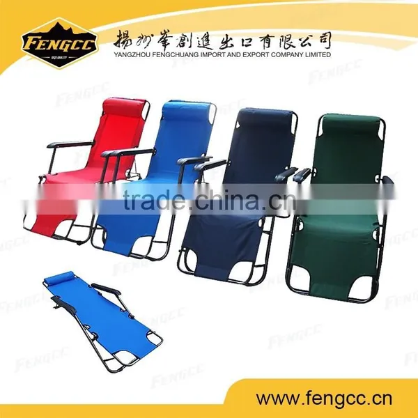 Aluminum Folding Adjustable Beach Chair, Deck Chair photo-3