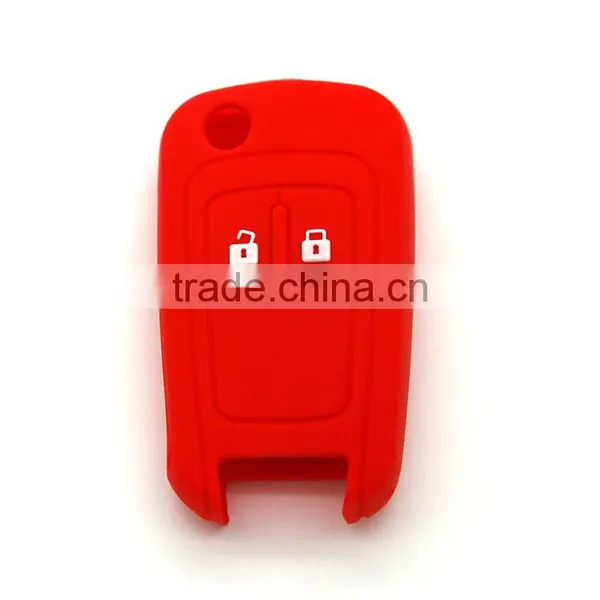 China Supplier Eco-friendly Waterproof Silicone Car Key Cover for Chevrolet photo-2