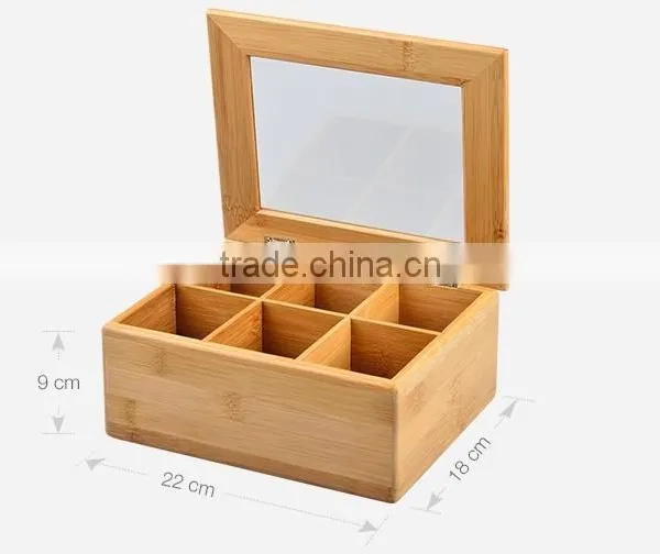Hot Sell FSC Bamboo Tea Box photo-2