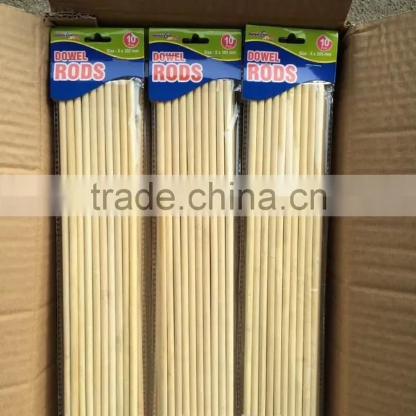 Bamboo BBQ Skewer Bamboo Dowel Sticks