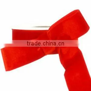 Red Velvet Ribbon for Decoration photo-3