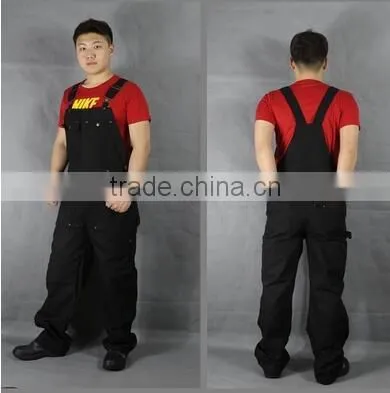 Bib Overalls / Pants Male Workers Siamese Clothing / Uniforms Automotive Tooling Work Clothes Denim Strap