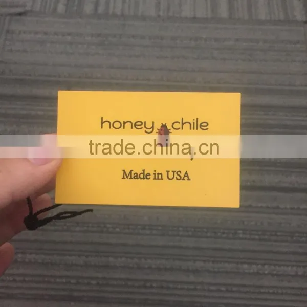 2017 Half Cut-off Thick Paper Hang Tags With High Quality photo-6