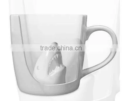 2016 New Design ,Shark Attack Porcelain Mug ,Shark Attack Mug photo-2