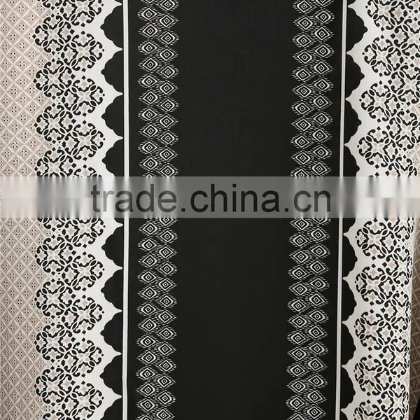 Custom Pattern Print Loose Black Tribal Print Kimono Open Front Capelet Ladies Beachwear Women photo-4