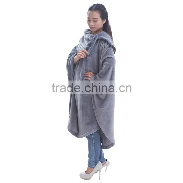 Women Oversize Falnnel Ponchpo ,luxury Pajamas photo-2