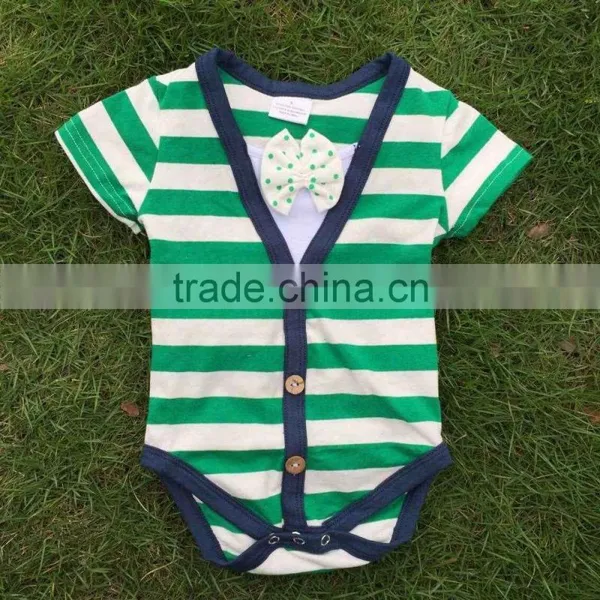 2015 New Bubble Stripe Romper Baby Boys Romper Cotton Baby Romper 1.Size: 4-6M, 7-9M,10-12M, photo-4