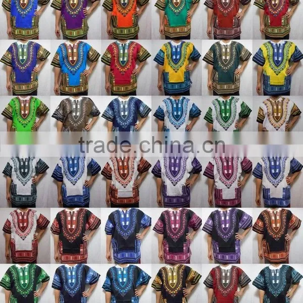 Walson Wholesale Traditional African Print Clothing Dashiki Dress and Shirt photo-2