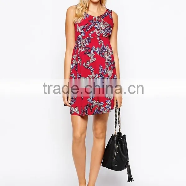 New Look Maternity Tapestry Butterfly Print Dress China Supplier