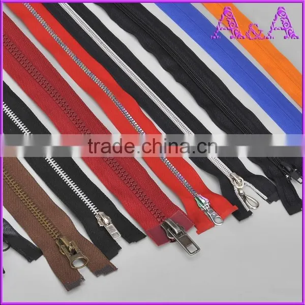 All Kinds of Manufactur Brass, Aluminum, Plastic, Derlin, Nylon, Invisible Zipper, Slider, Zipper Long Chain photo-2