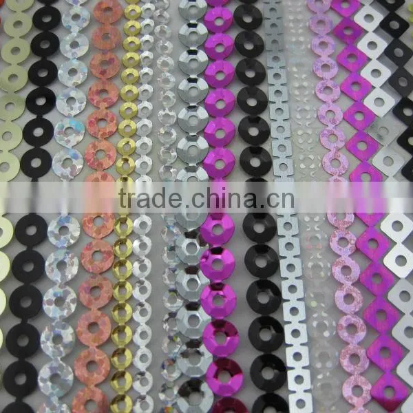 Sequins String in Roll CD Sequin Roll Embroidery Sequins Roll photo-5