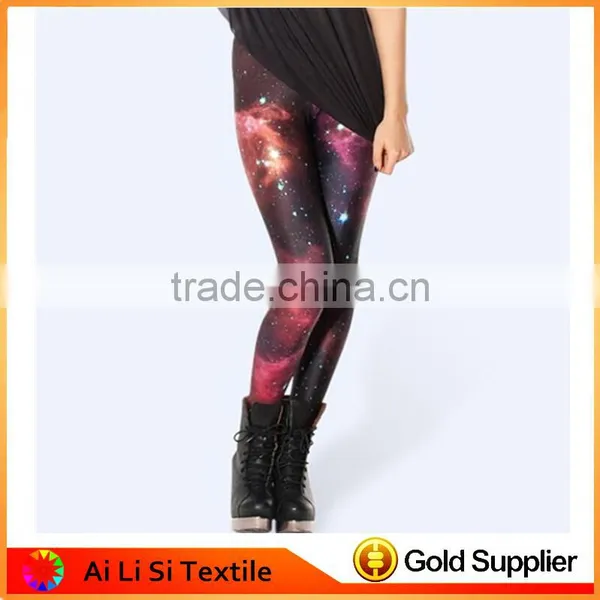 2016 Glary Sky Woman Fashionable Sexy Tight Leggings Sublimated Woman Printed Legging photo-2