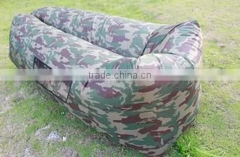 Air Sleeping Bag Air Lazy Sofa Waterproof Outdoor Wholesale Beach Grassland Inflatable Sofa photo-2
