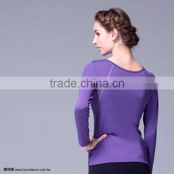 Fitness Clothing Tactel Alphabets Print Yoga Tops photo-3