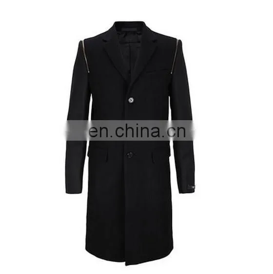 Custom European Style Winter Jackets Plus Size Wool Coat Cashmere Long Oversize Coat For Man photo-6