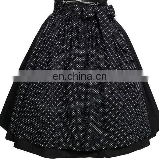 Black Classical Dirndl Trachten German Oktoberfest Bavarian Traditional Dirndl For Women (Traditional Bavaria Dirndls) photo-3