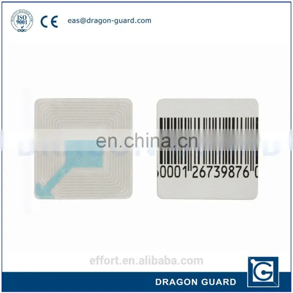 RF 8.2mhz Security Soft Tags 4x4 Clothing Tag EAS RF LABEL With High Quality photo-3
