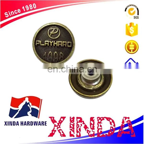 20mm Zinc Alloy Button, Metal Buttons for Customized Design photo-5