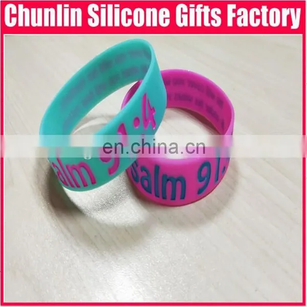 Hot Sale Personalized Ink Filled Silicone Bracelet for Promotional Gift photo-5