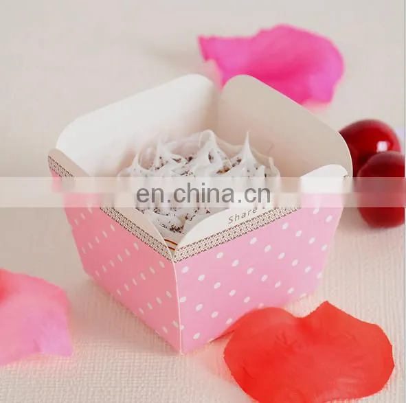 Custom Paper Cupcake Square Baking Cups photo-3