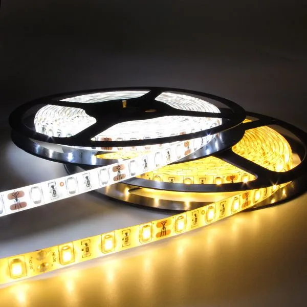 DC12V LED Strip 5730 SMD 60LED/m 5m/lot IP65 Waterproof Flexible Strip Light Cold White,Warm White 5730 Brighter photo-3