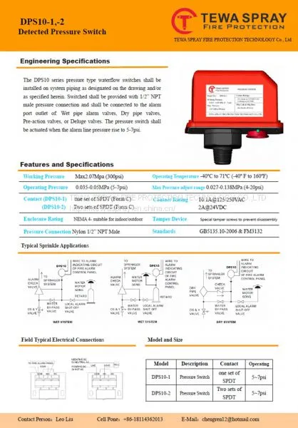 High Quality Detected Pressure Switch photo-2